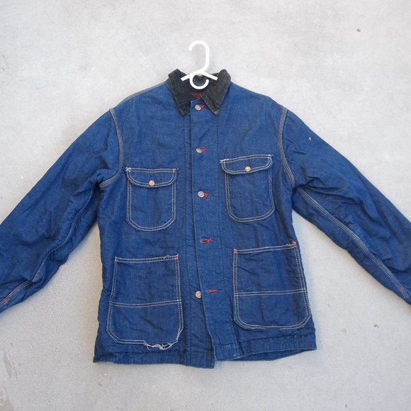 Vintage Denim Chore Jacket Big Mac 1970s size Large - Picture 8 of 9